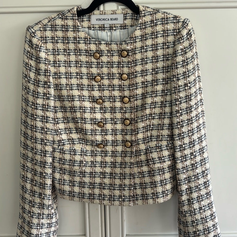 Veronica Beard Bentley Tweed Jacker size 4 worn once